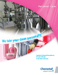 Chemetall Home, Personal Care and Cosmetics Brochure Thumbnail image
