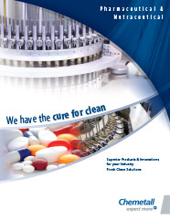 Chemetall Pharmaceutical/Nutraceutical Brochure Thumbnail image