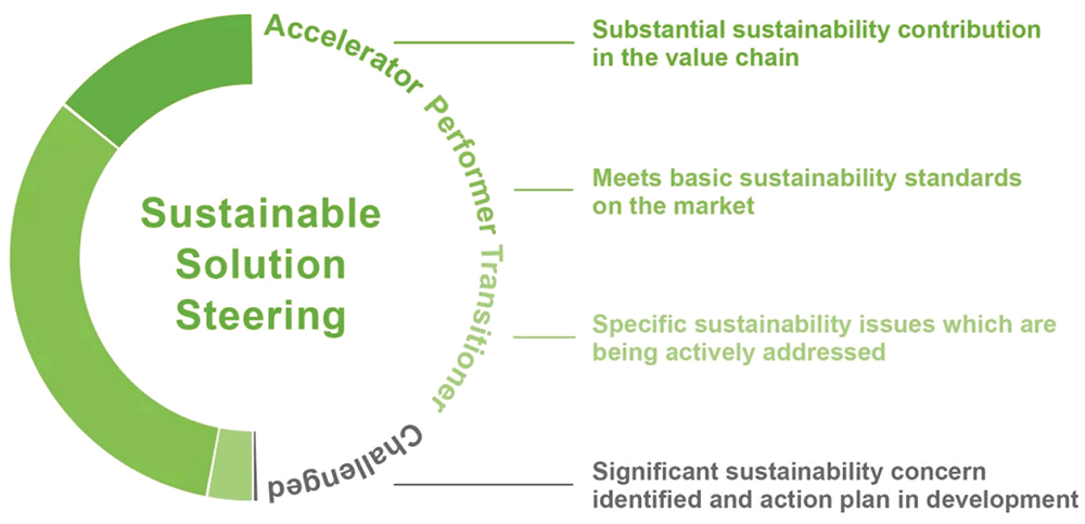 BASF | Chemetall Sustainable Solution Steering diagram